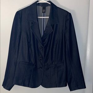 Lane Bryant Elegant Blue Suit Jacket